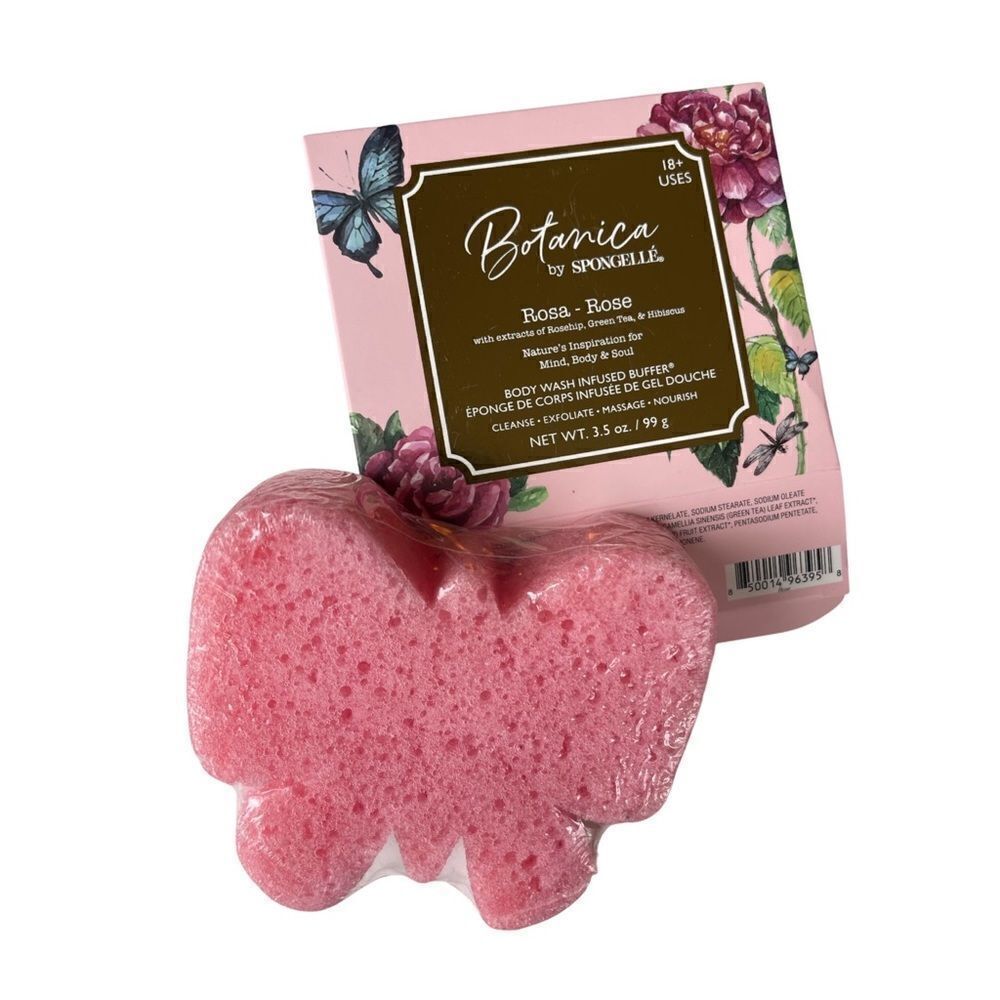 Botanica by Spongelle Rose Botanica Body Buffer NIB